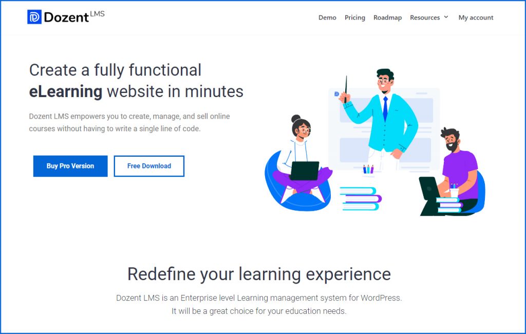 Dozent LMS Review, Ollzo.com, Learning Management System WordPress