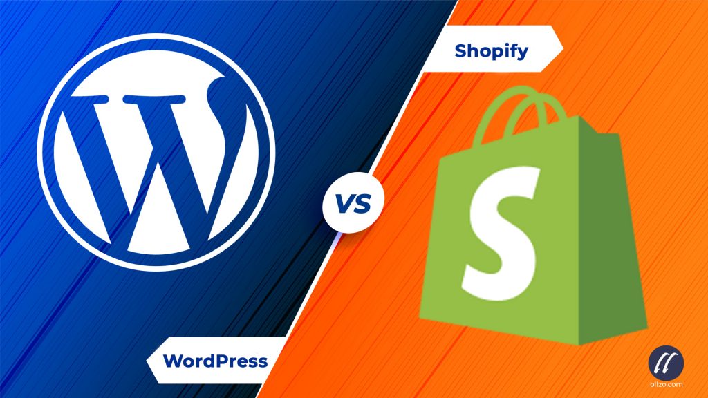 WordPress eCommerce vs Shopify, ollzo